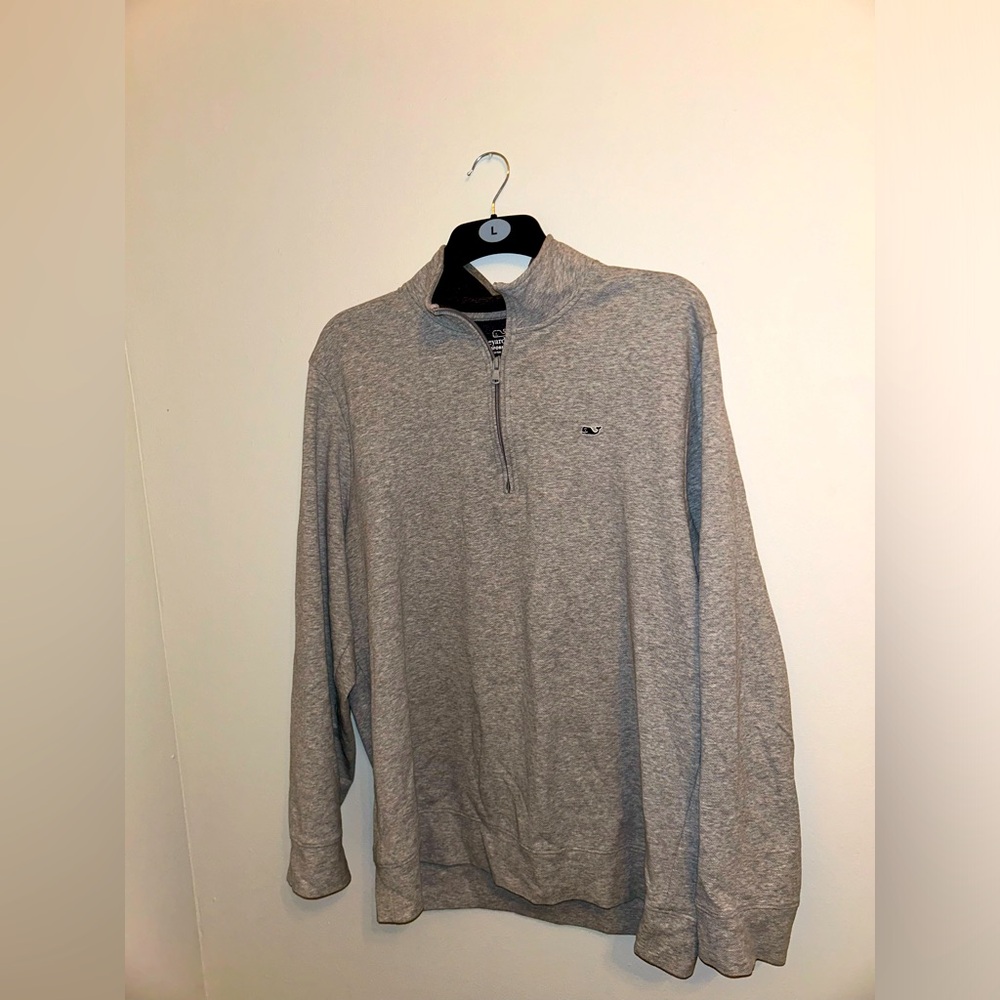 Lot 2 Vineyard Vines Performance Pullover 1/4 Zip Men Size XL Blue And Grey